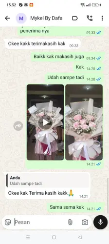 Testimonial Buket Bunga wangisagara